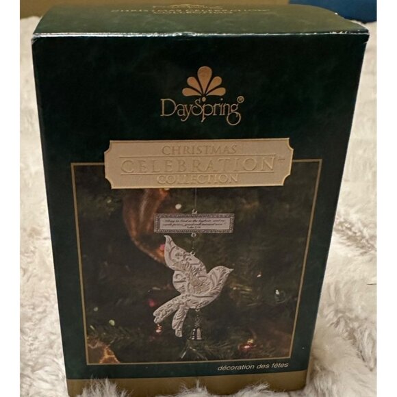 2005 DaySpring Christmas Celebration Collection White Dove Christmas Ornament - Picture 1 of 9
